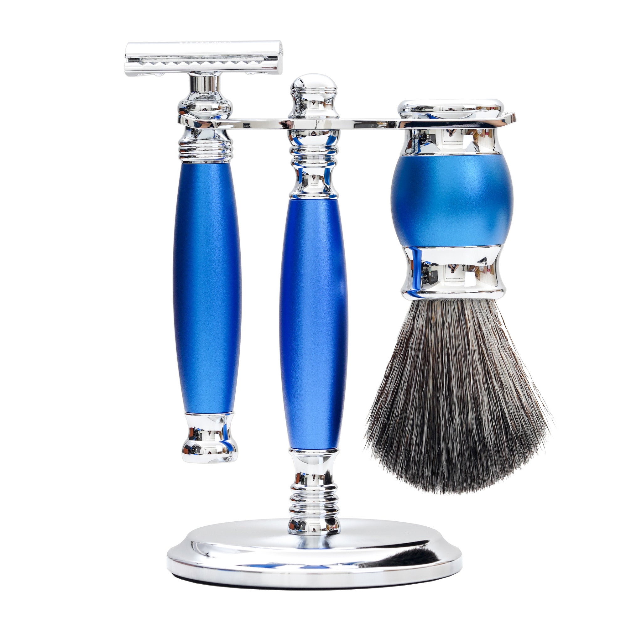 FREED Luxury Four-Piece Shaving Set for Men - Blue