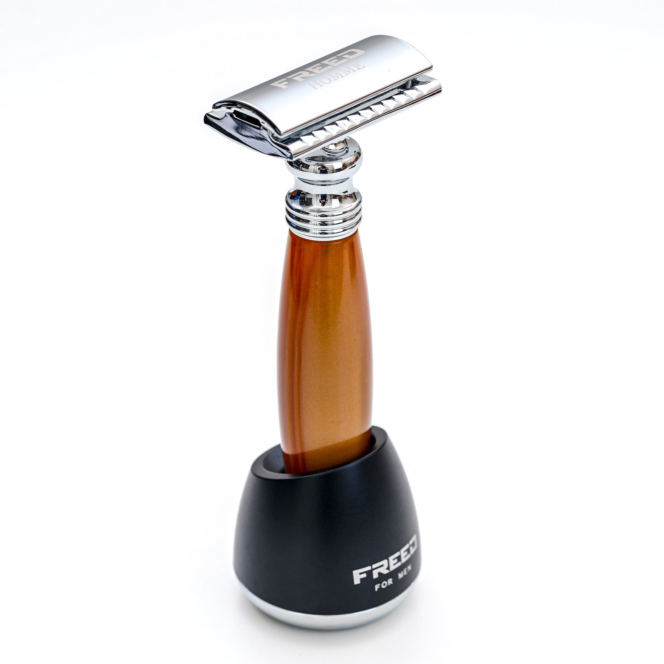 FREED Travel Four-Piece Safety Razor Gift Set - AMBER