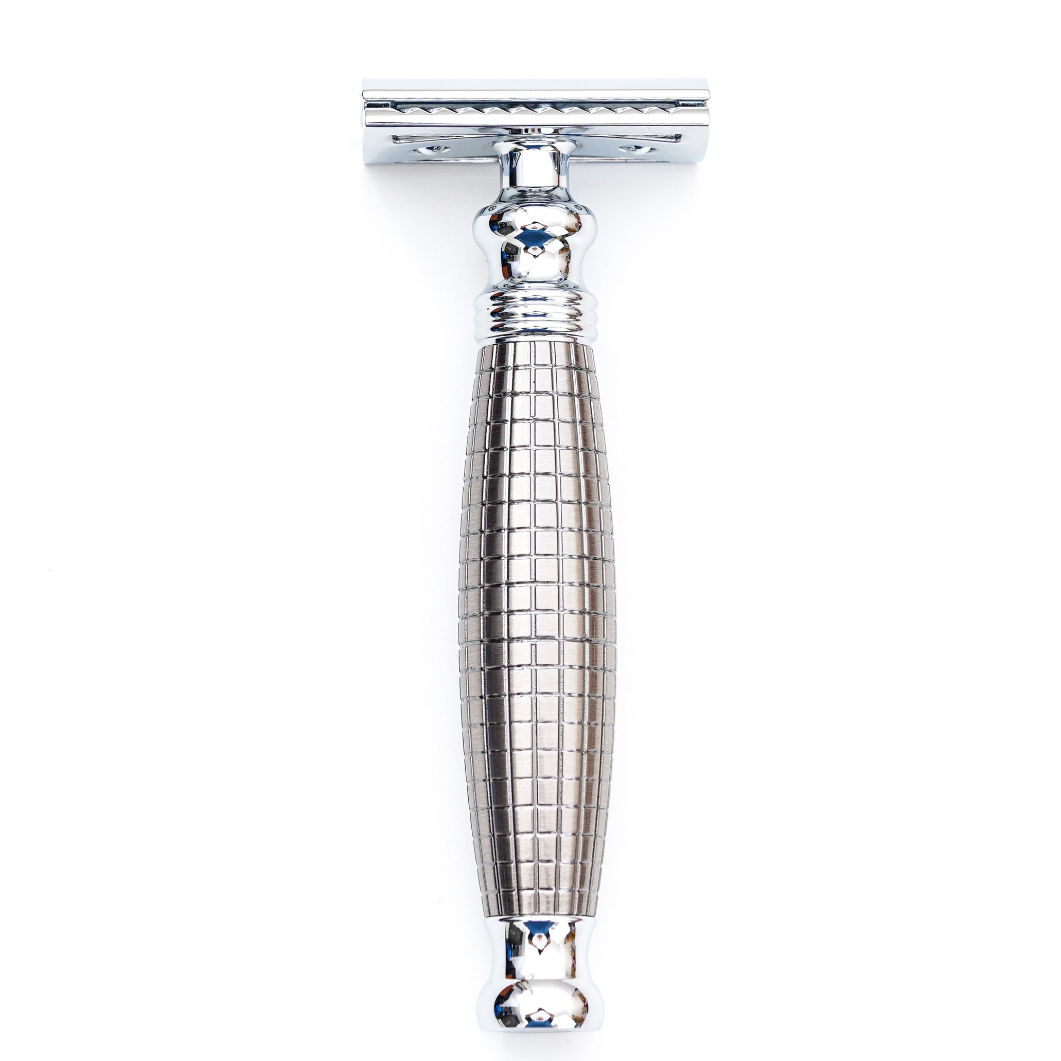 FREED Grenade Style Double Edge Safety Razor with a box of 10 blades