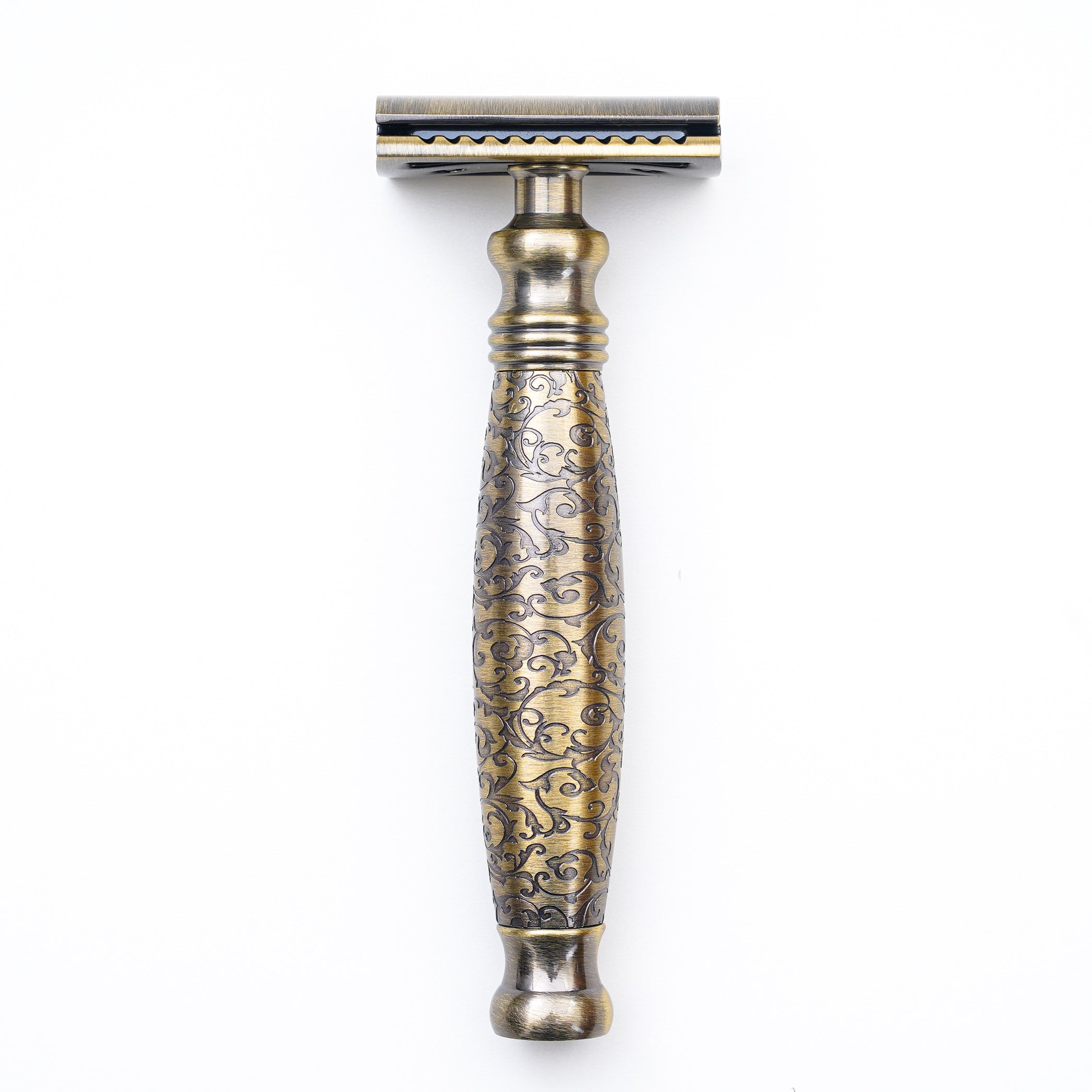 FREED Vintage Bronze Double Edge Safety Razor with a box of 10 blades