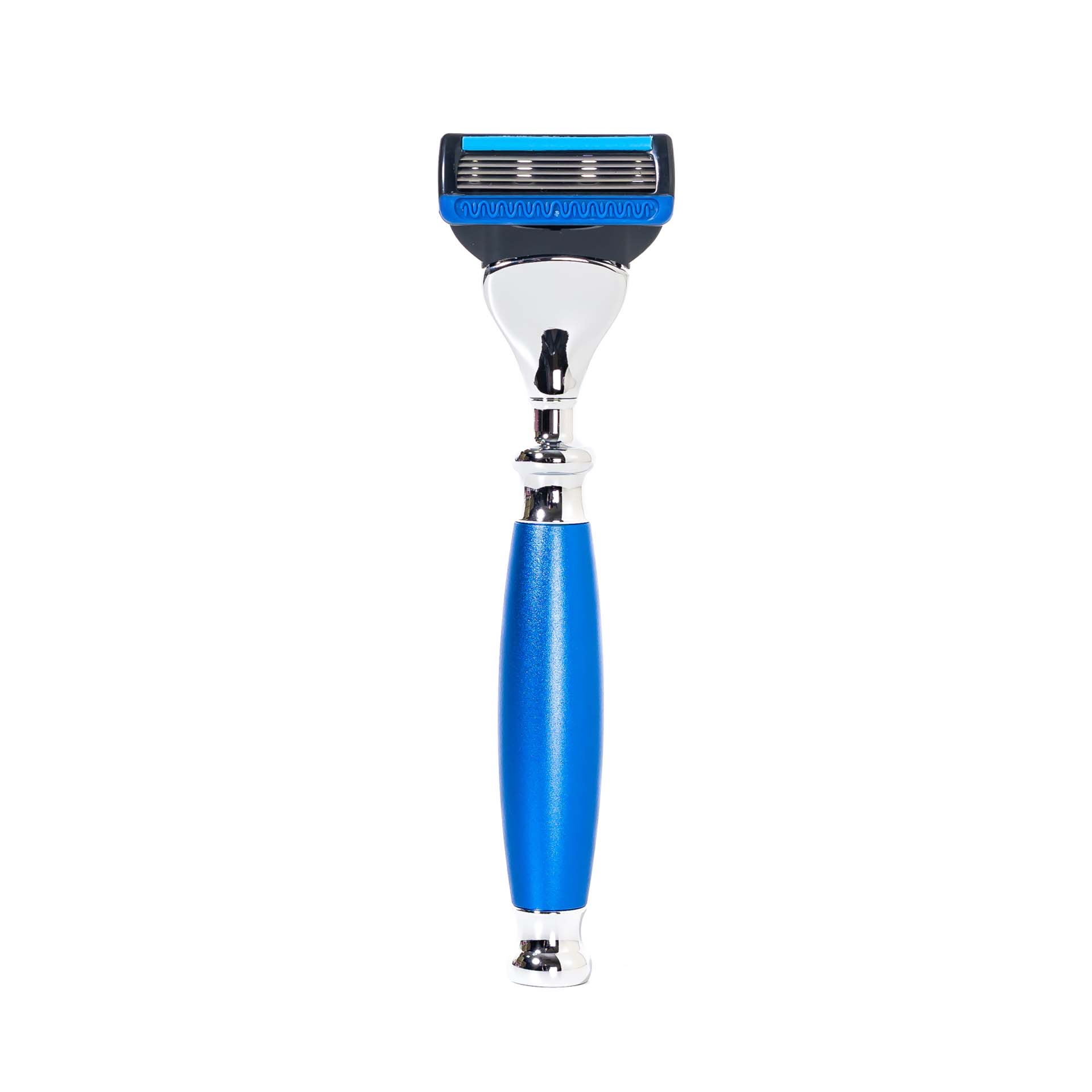 FREED 5-blade safety razor Single Handle with a Blade - blue